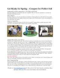 spring composting tips